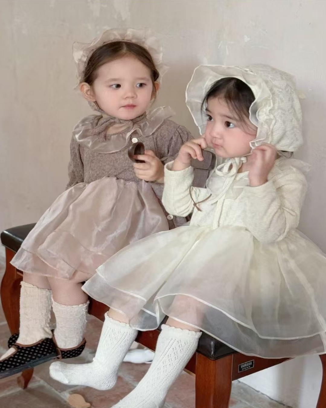 Vintage Ruffle Tulle Dress