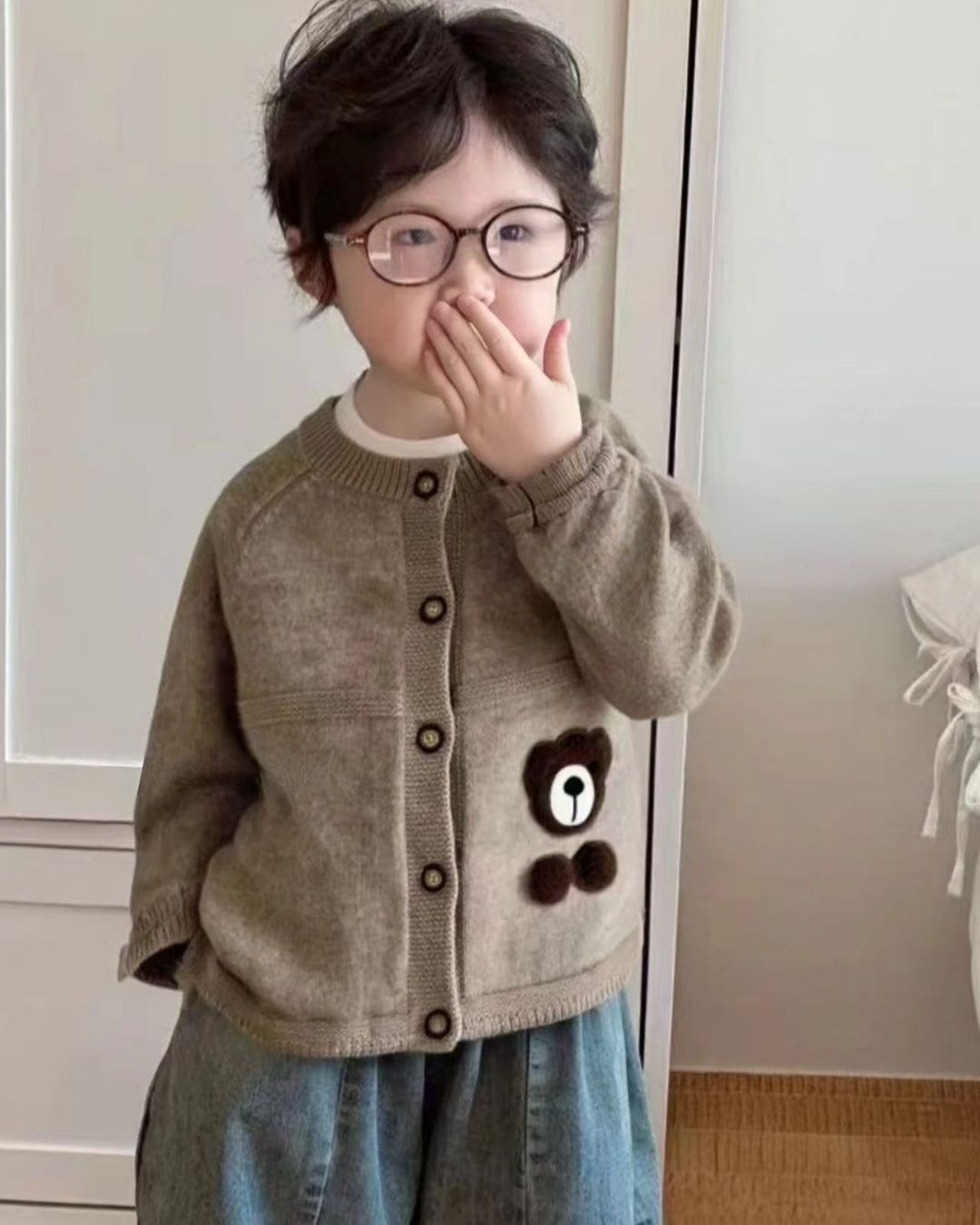 Teddy Pocket Knit Cardigan