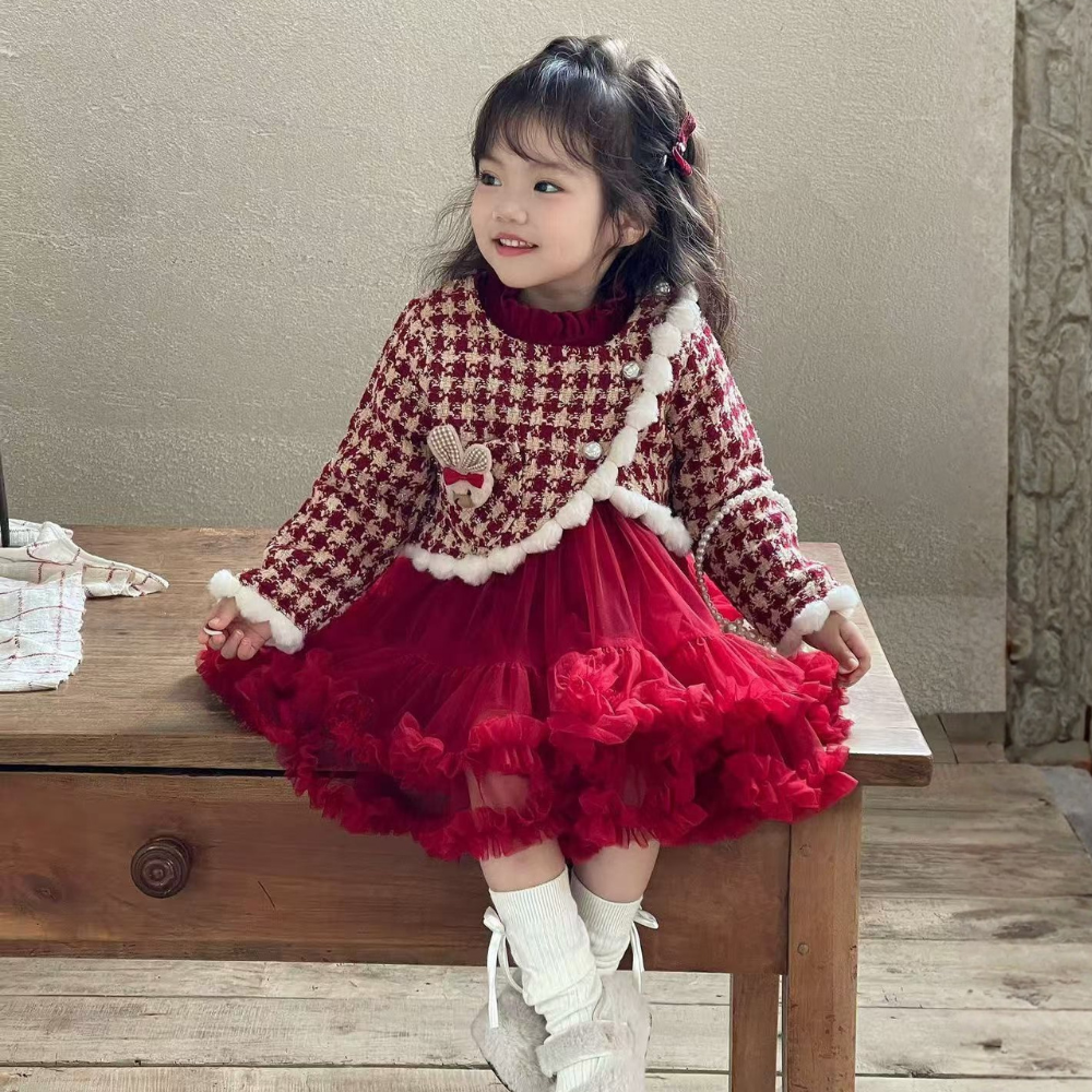 Holly Jolly Knitted Dress & Cardigan Set 2-3 years (95-105cm) Holly Jolly Knitted Dress & Cardigan Set 2-3 years (95-105cm)