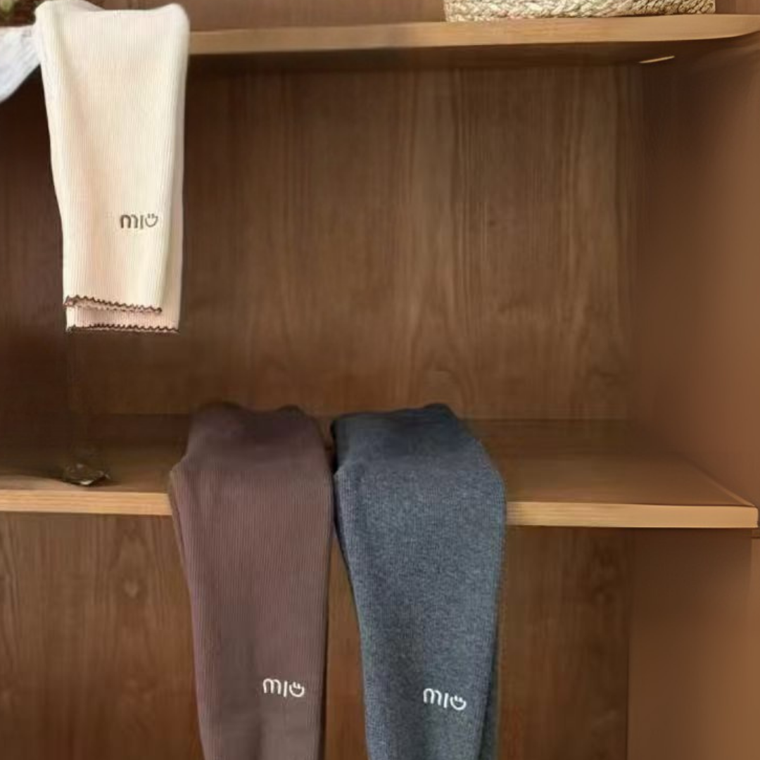 Cozy Fleece-Lined Knit Leggings