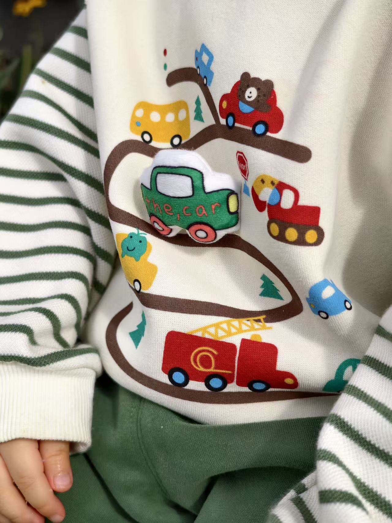 Traffic Fun Kids Sweatshirt Set