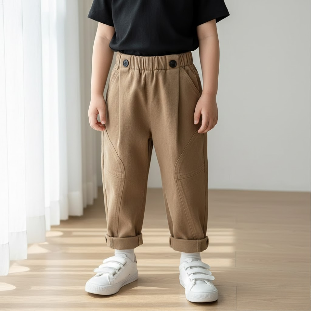 Unisex Cotton Casual Pants