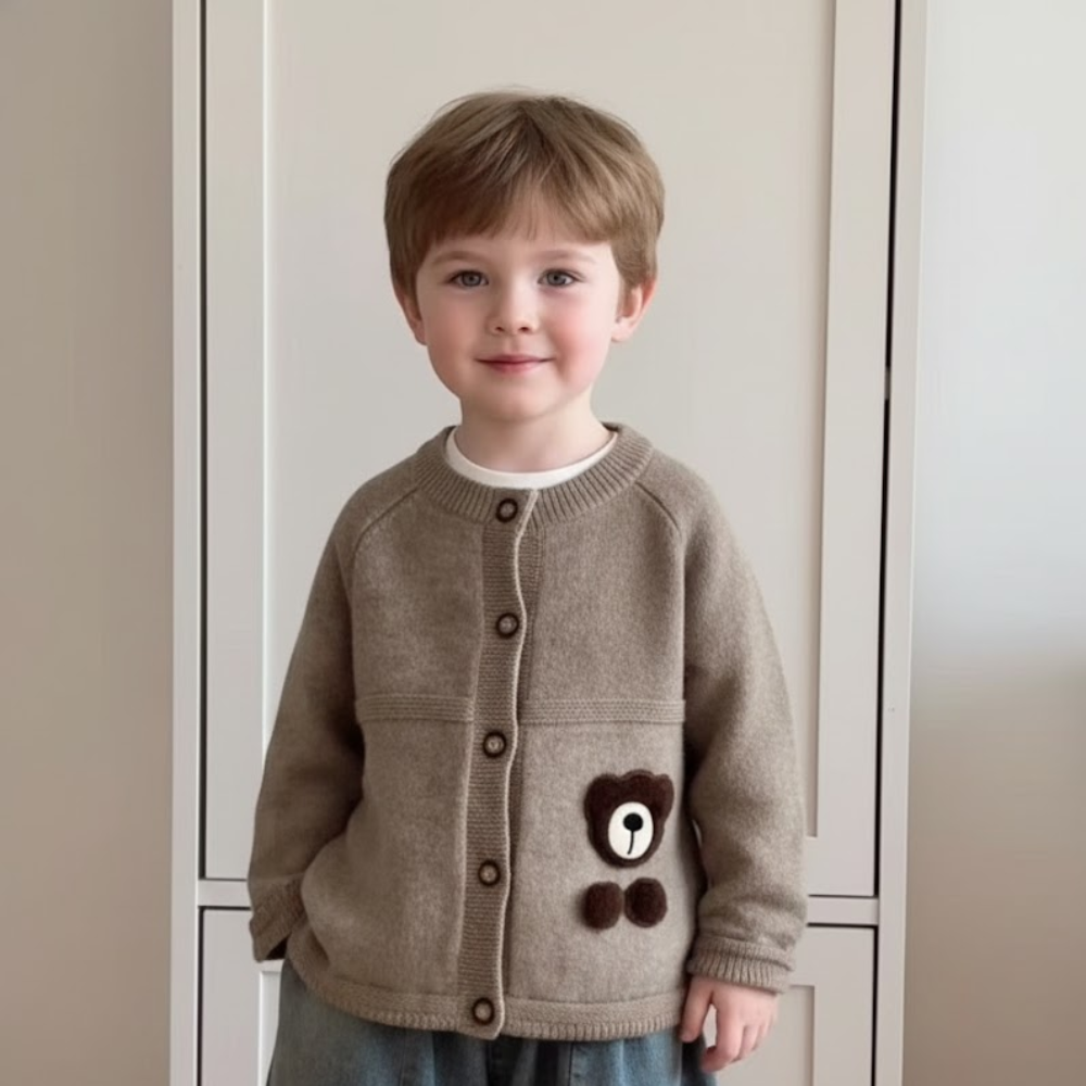 Teddy Pocket Knit Cardigan