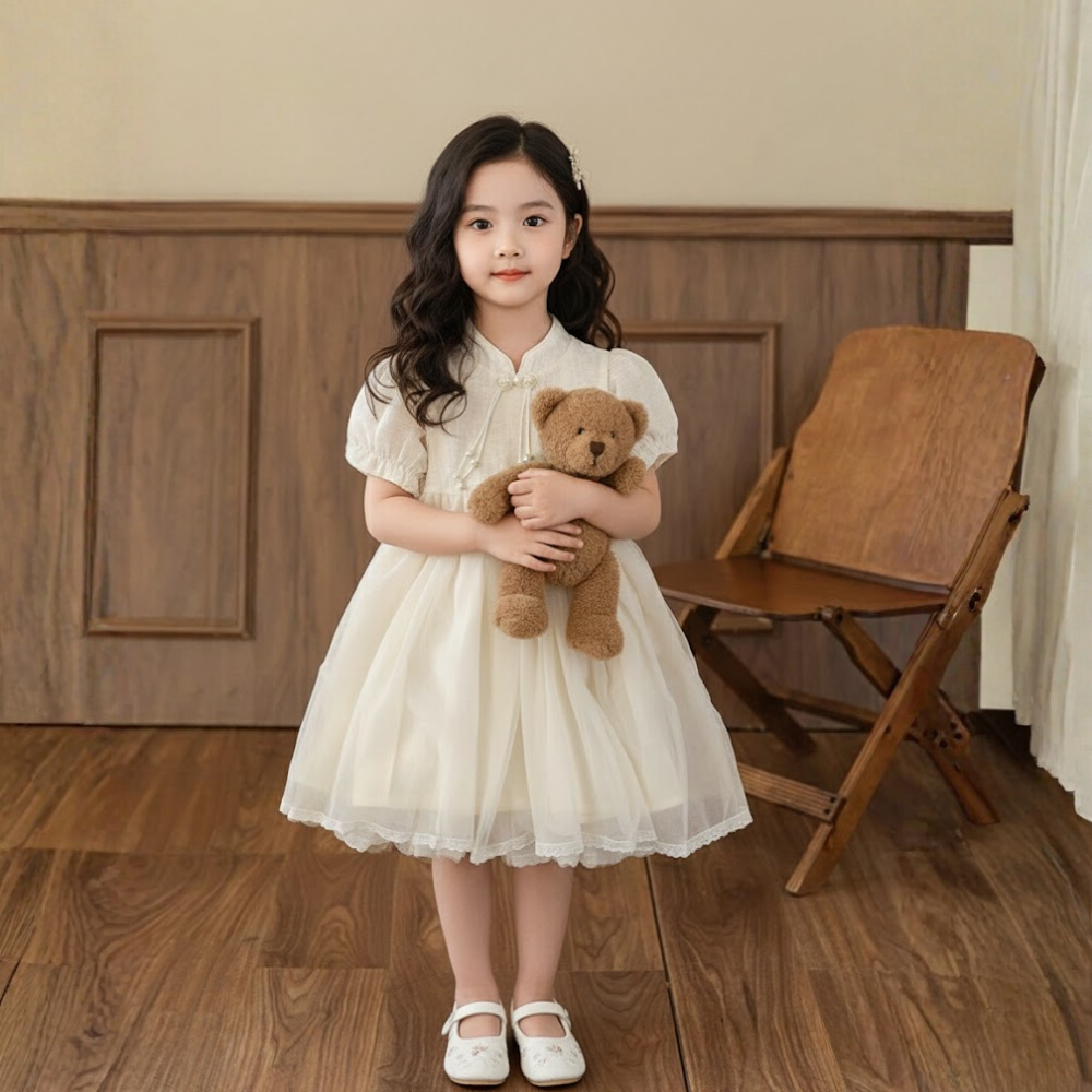 White Glow Hanfu Dress