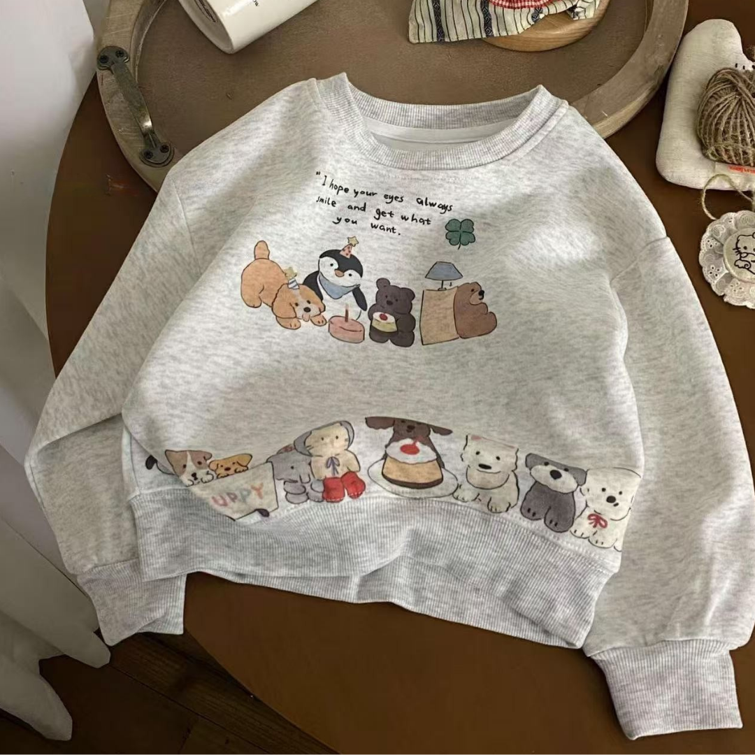 Happy Pals Graphic Sweatshirt