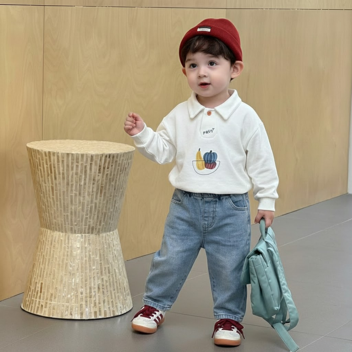 Little Orchard Collared Pullover