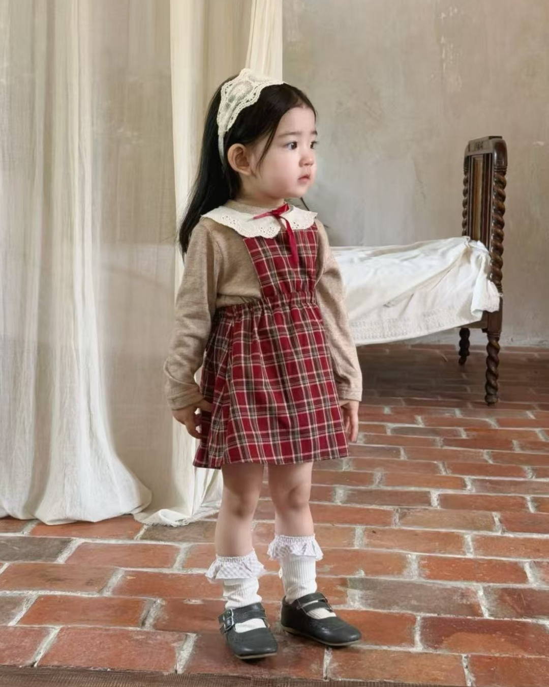 Classic Plaid Princess Dress