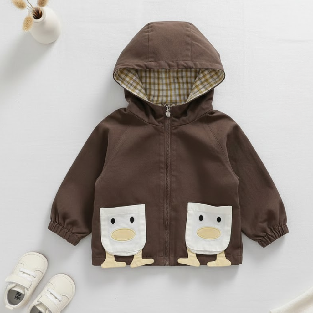Reversible Duck & Rocket Hoodie Jacket