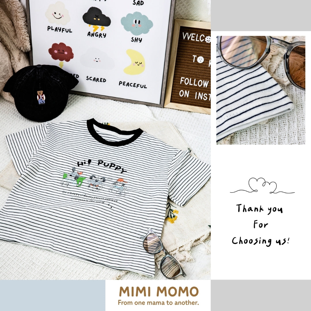 Hi! Puppy Stripe Tee