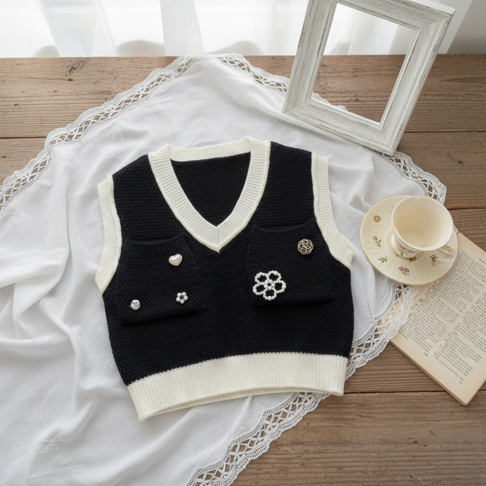 Korean Style Knit Vest