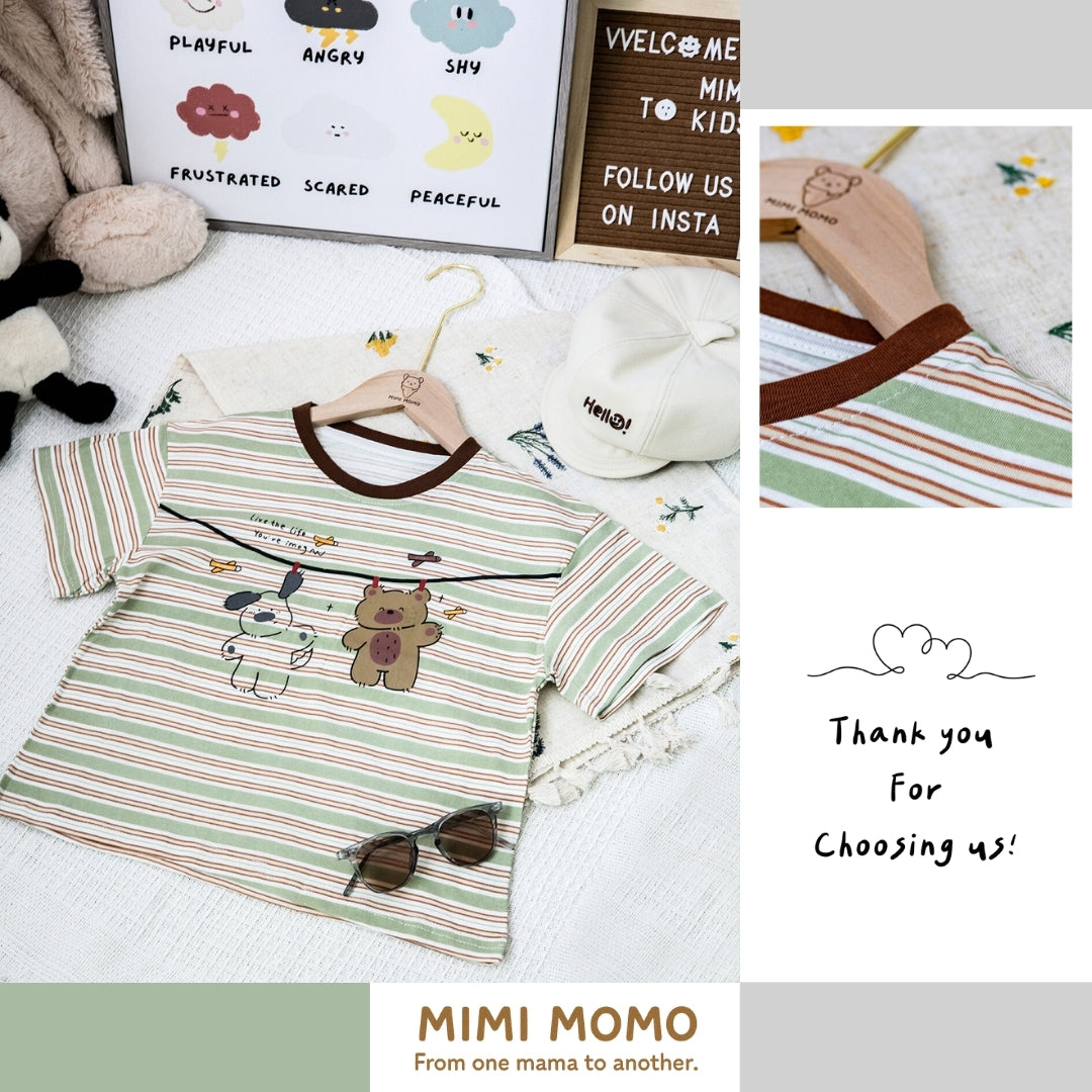 Hanging Bear & Dog Tee