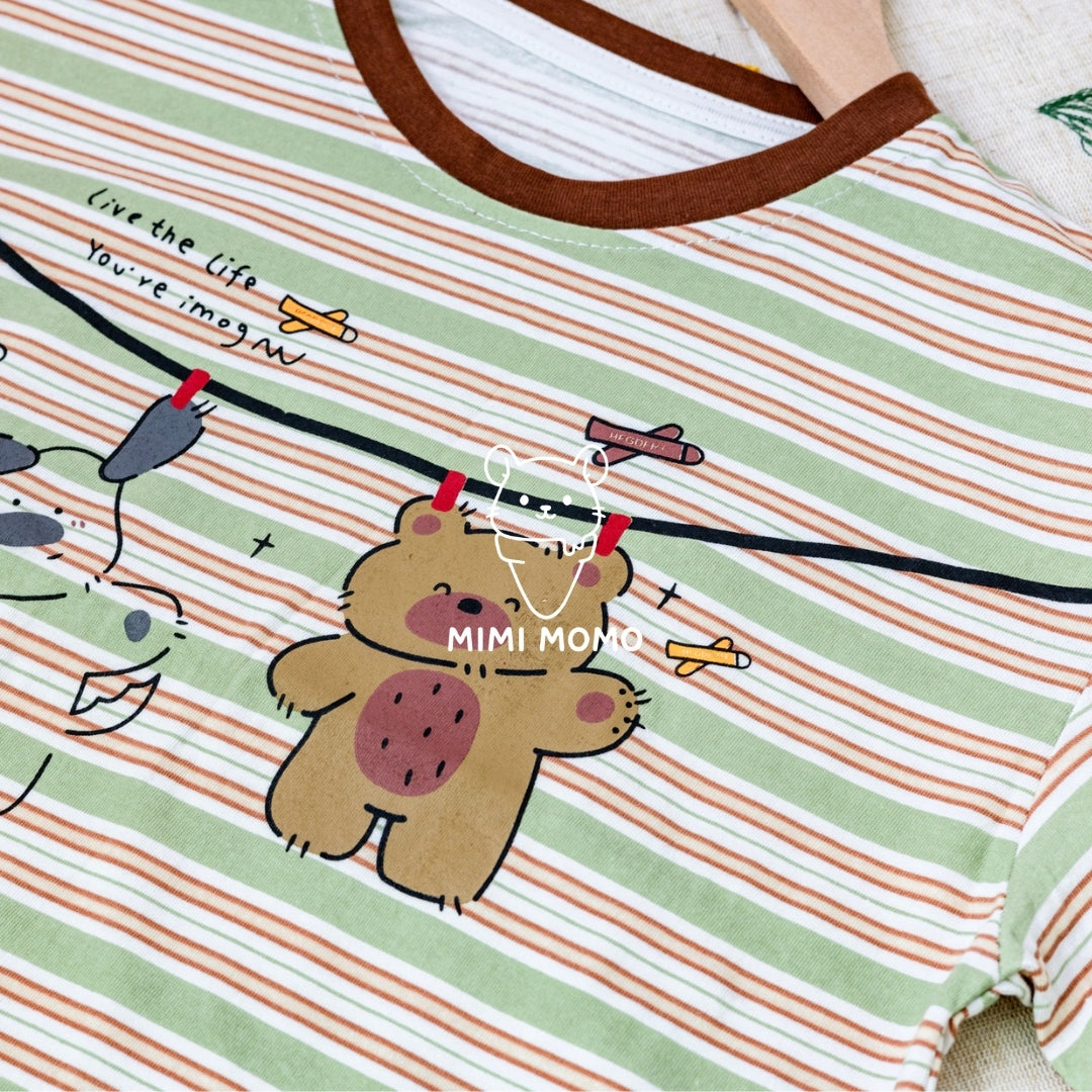 Hanging Bear & Dog Tee