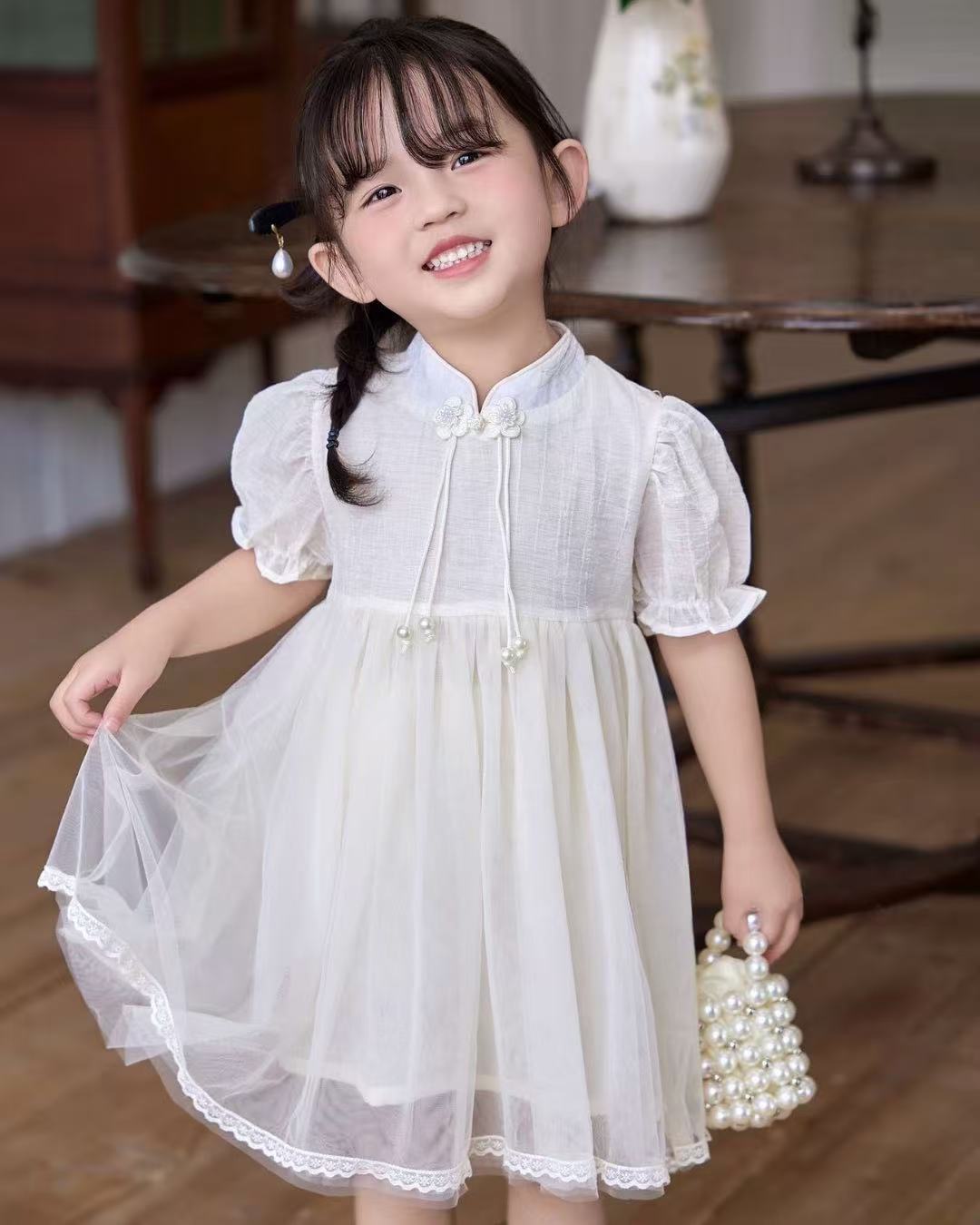 White Glow Hanfu Dress