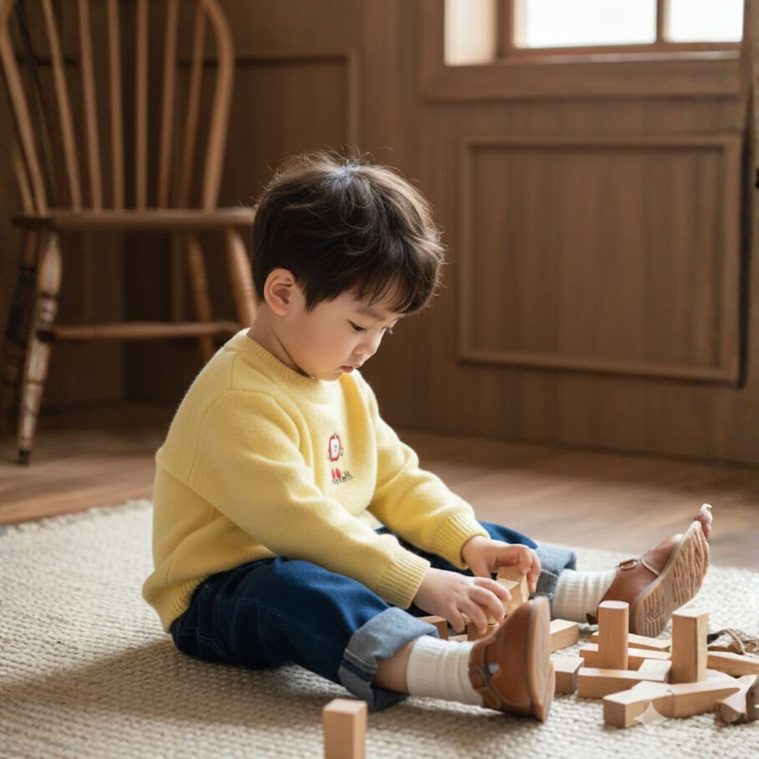 Apple Smile Knit Sweater