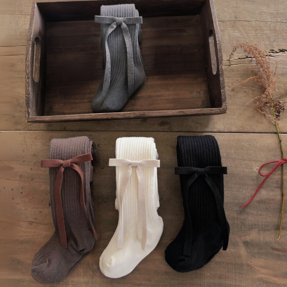 Ribbon Knit Tights